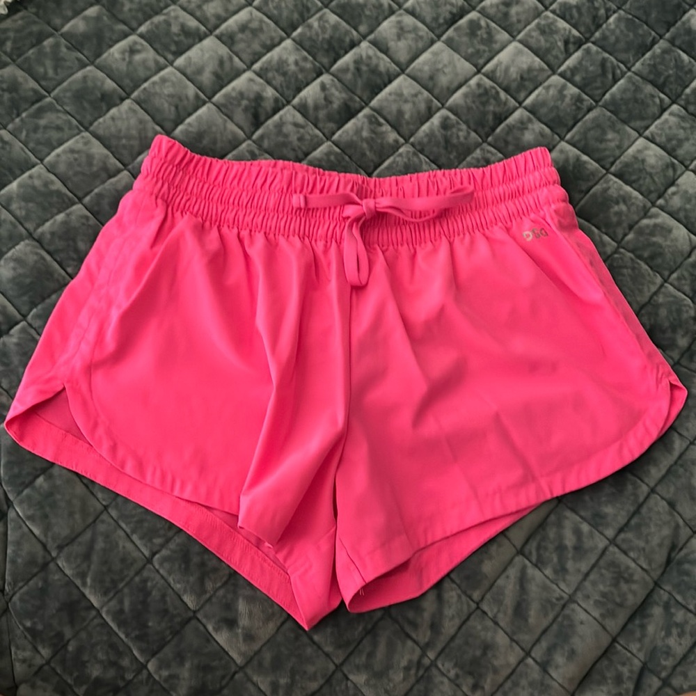 Women’s hot pink athletic shorts